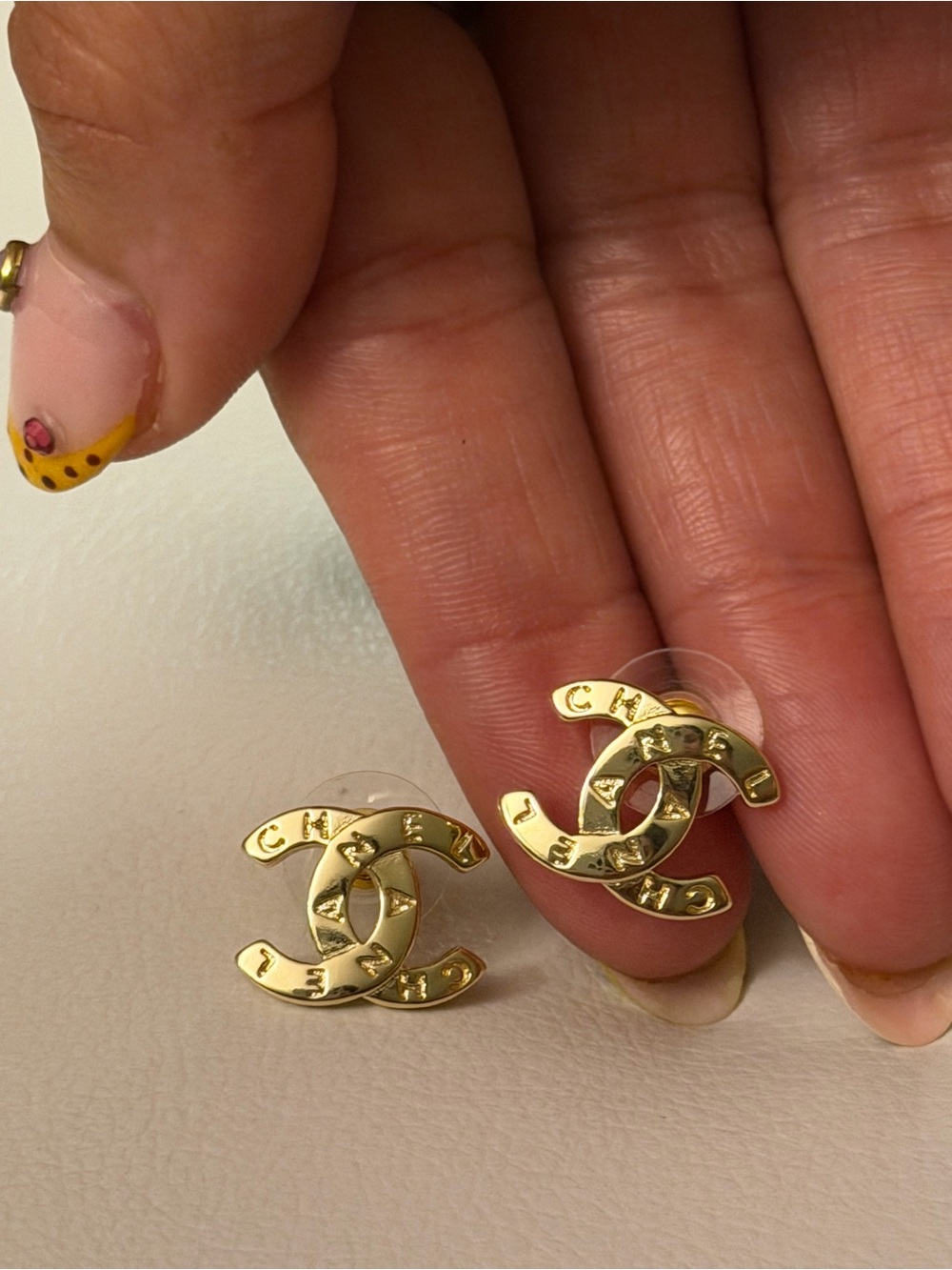 Upcycled charm earrings